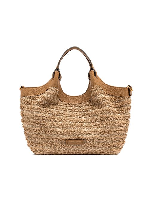 Dua borsa a mano in paglia e pelle GIANNI CHIARINI | BS11119R0422